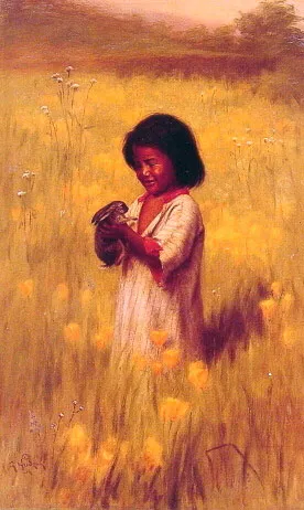 Jack Rabbbit by Grace Carpenter Hudson Oil Painting