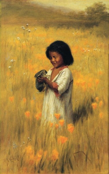 Main Product Photo of Jack Rabbit Shi-Ko-Da Painting by Grace Carpenter Hudson