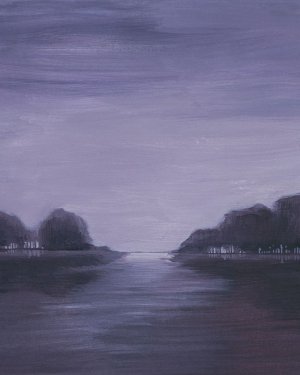 Amethyst Moonlight II by Grace Popp Oil Painting