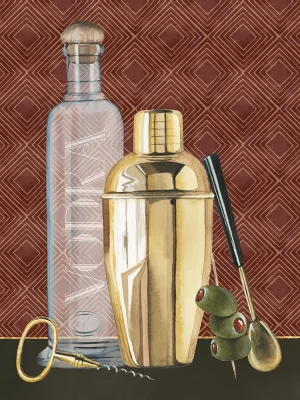 Bar Gatsby I Oil Painting by Grace Popp - Bestsellers