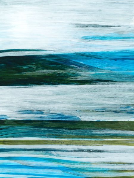Beryl Swipe III by Grace Popp - Hand-Painted Oil Painting Reproduction