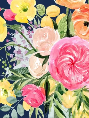 Blossomy Gathering III by Grace Popp Oil Painting