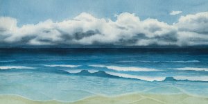 Blue Day III by Grace Popp Oil Painting