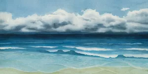 Blue Day III Oil Painting by Grace Popp - Bestsellers