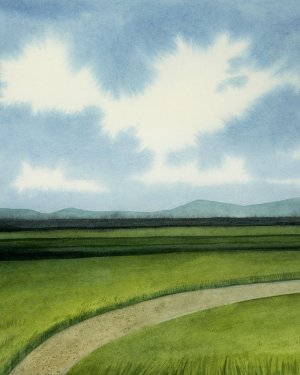 Blue Ridge Path I by Grace Popp Oil Painting