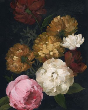 Bouquet Eclipse II Oil painting by Grace Popp