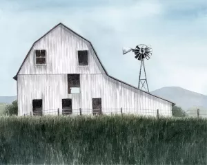 Bygone Barn I Oil Painting by Grace Popp - Bestsellers