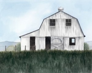 Bygone Barn II by Grace Popp Oil Painting