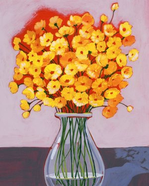 Daisy Bouquet II by Grace Popp Oil Painting