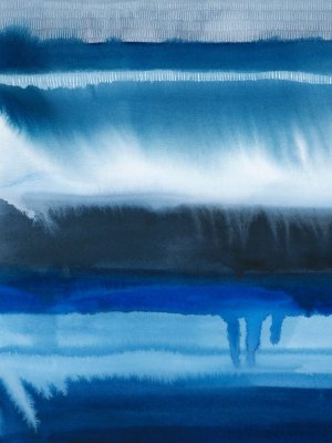 Deep Blue Shore II by Grace Popp Oil Painting
