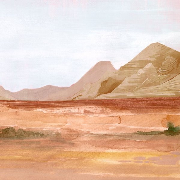 Main Product Photo of Desert Formation II Painting by Grace Popp