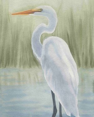 Dreams of Egrets I by Grace Popp Oil Painting