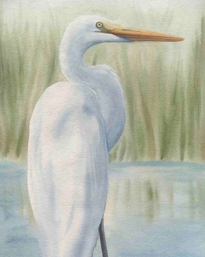 Dreams of Egrets II by Grace Popp Oil Painting