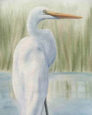 Dreams of Egrets II by Grace Popp Oil Painting