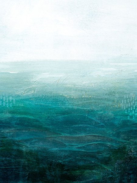 Main Product Photo of Drifting Sea I Painting by Grace Popp
