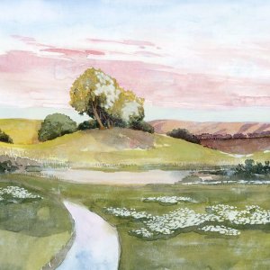 Eastern Light I by Grace Popp Oil Painting