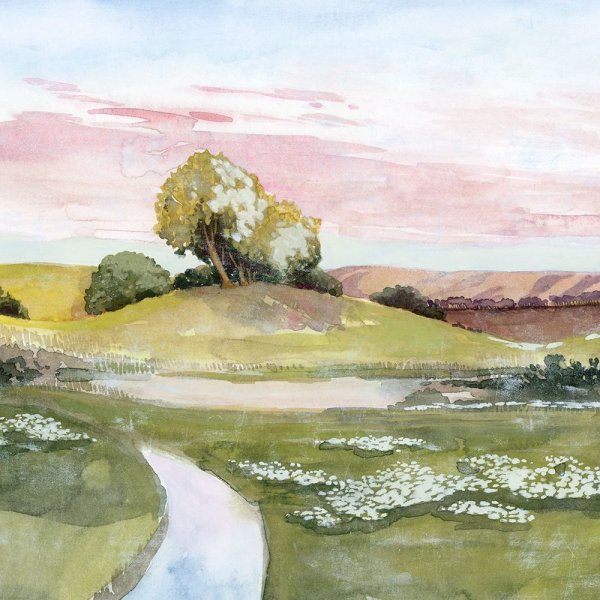 Eastern Light I by Grace Popp - Hand-Painted Oil Painting Reproduction