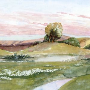 Eastern Light II by Grace Popp Oil Painting