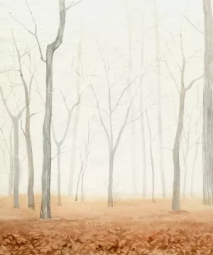 Fall in the Forest I Oil painting by Grace Popp