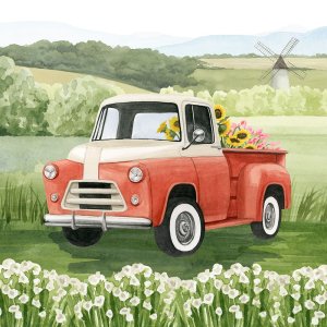 Flower Farm I by Grace Popp Oil Painting