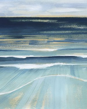 Full Moon Tide I Oil painting by Grace Popp
