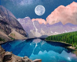 Galactic Sky II by Grace Popp Oil Painting