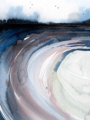 Geode Valley I by Grace Popp Oil Painting