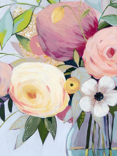 Main Product Photo of Georgia Bouquet I Painting by Grace Popp