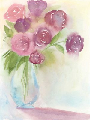Glowing Bouquet II by Grace Popp Oil Painting