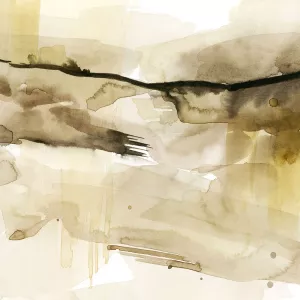 Gold & Chocolate I by Grace Popp Oil Painting