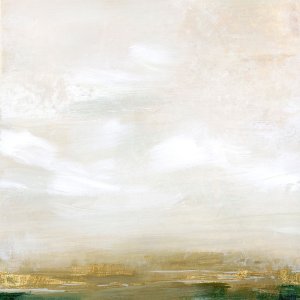 Gold Leaf Marsh I Oil painting by Grace Popp