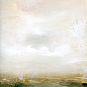 Gold Leaf Marsh II Oil painting by Grace Popp