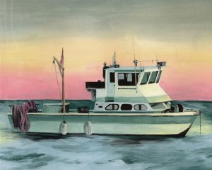 Golden Hour Casting I by Grace Popp Oil Painting