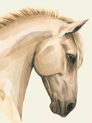 Golden Palomino I by Grace Popp Oil Painting