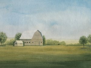 Grove Farm II Oil painting by Grace Popp