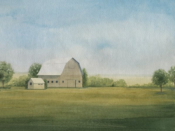 Grove Farm II by Grace Popp - Hand-Painted Oil Painting Reproduction