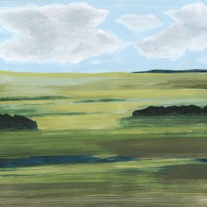 Halcyon Valley I by Grace Popp Oil Painting