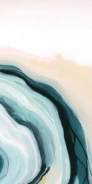 Half Shell II Oil Painting by Grace Popp - Contemporary