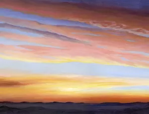 Ignited Dusk III by Grace Popp Oil Painting