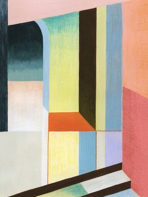 Levels and Doorways I by Grace Popp Oil Painting