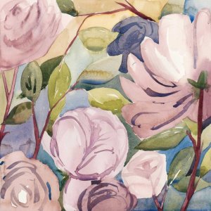 Lumiere Rosier I Oil painting by Grace Popp