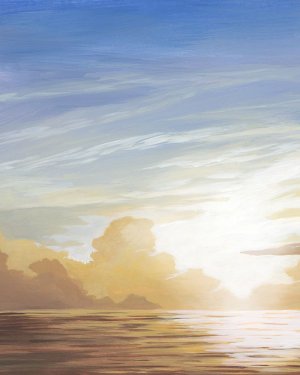 Luminous Waters I by Grace Popp Oil Painting