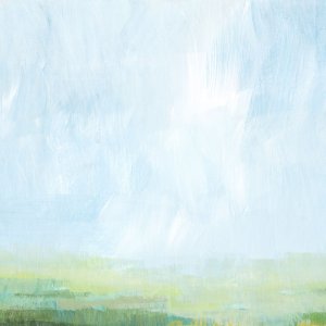 Lush Horizon I Oil painting by Grace Popp