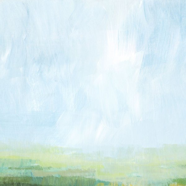 Main Product Photo of Lush Horizon I Painting by Grace Popp