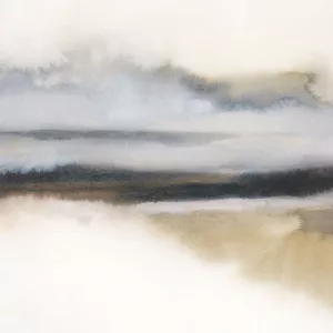 Misty Greyland II Oil Painting by Grace Popp - Contemporary