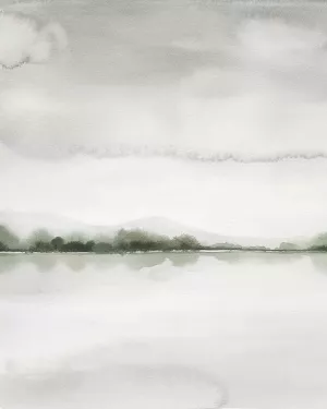 Misty River View I by Grace Popp Oil Painting