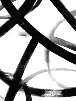 Monochrome Ripple II Oil painting by Grace Popp