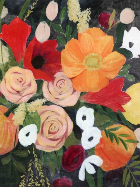 Main Product Photo of November Bouquet II Painting by Grace Popp