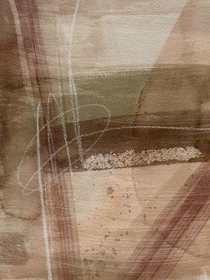 Peach on Earth I by Grace Popp Oil Painting