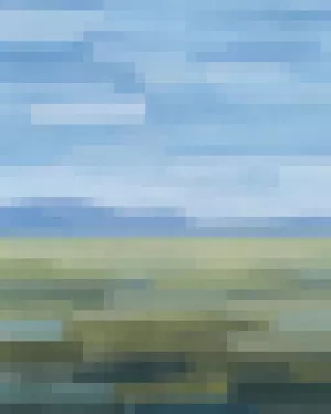 Pixel Memory I by Grace Popp Oil Painting